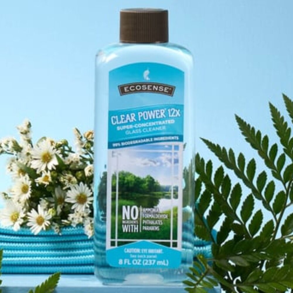 Ecosense Clear Power 12x Glass Cleaner plant-derived / biodegradable - 8 fl. oz.